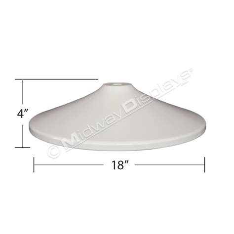 18 Round Plastic Floor Pole Stand Base Plastic Base For Retail Pole