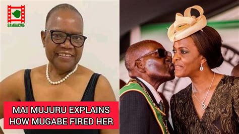 mai mujuru reveals how mugabe abruptly fired her gambakwe media
