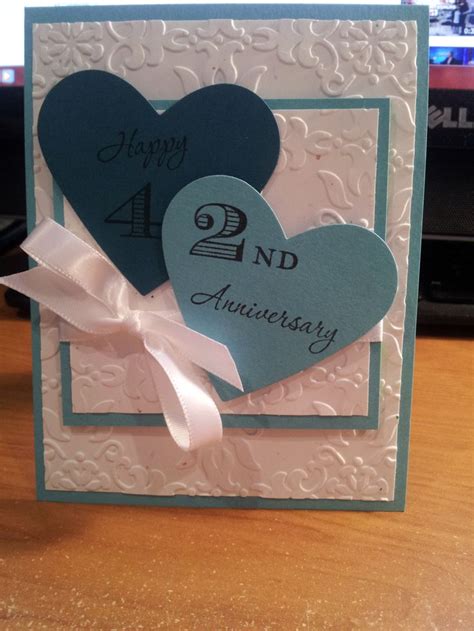 Pin By Viola Allen On Crafting Cards Anniversary Cards Handmade Diy