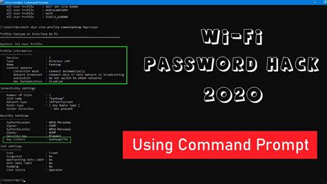 Command Prompt How To Show Conneted Wi Fi Password Windows 10 8 7 Hot