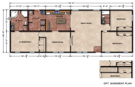 Michigan Modular Home Floor Plan 185 Modular Homes Floor Plans Ranch