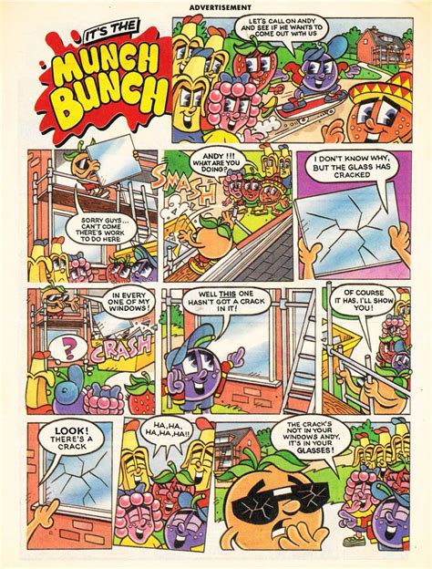Munch Bunch Comic Print Ad 1996