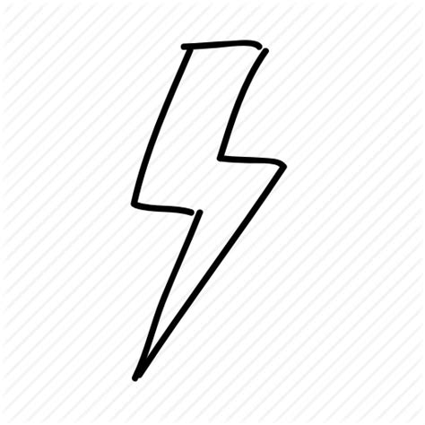 Lightning Bolt Sketch At Explore Collection Of