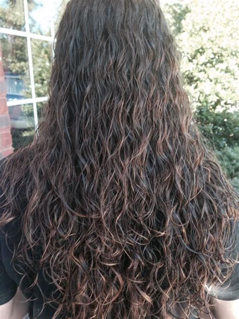 beautiful spiral perm in very long hair long hair perm long hair styles permed hairstyles