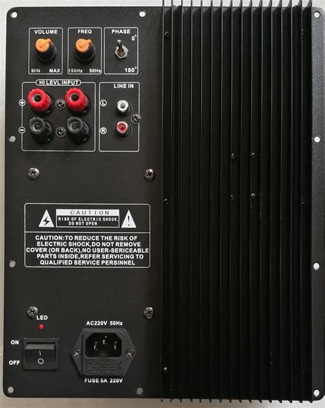200w Subwoofer Power Amplifier Home Theater Bass Amplifier