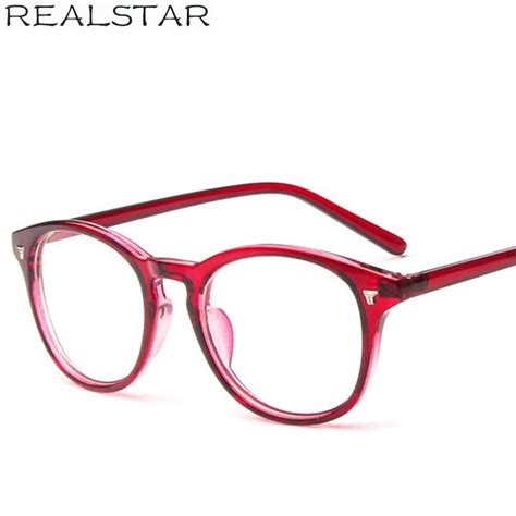 ﻿buy realstar vintage rivets eyeglasses frames women myopia glasses optical frame computer