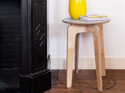 Make sure the putty is dry before continuing. Stylish Tables Reveal The Beauty Of Plywood