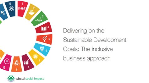 Delivering On The Sdgs The Inclusive Business Approach World