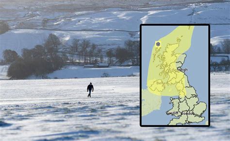 Uk Weather Britains Braces For Up To 10cm Of Snow Over 5 Day Cold Snap