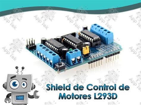 Shield Control De Motores Puente H L293d Para Arduino Uno Mercadolibre