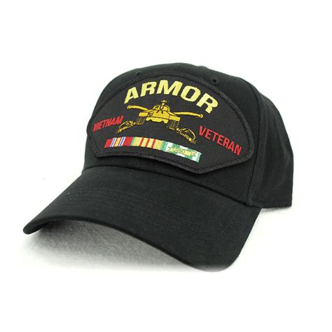 Us Army Armor Vietnam Veteran Ball Cap Us Army Branch Of Service
