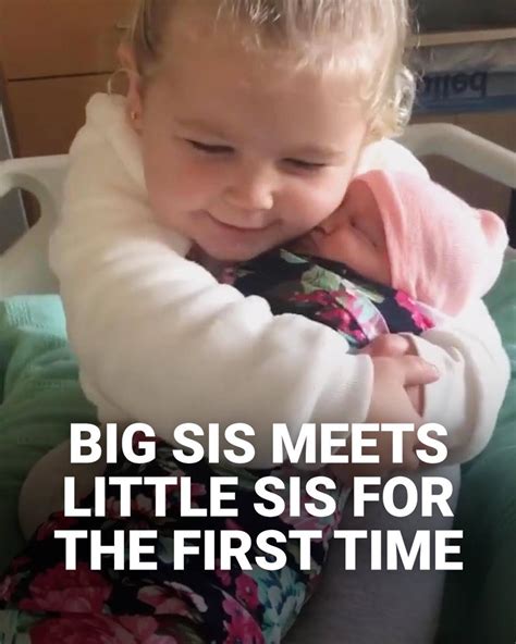 Big Sis Meets Little Sis For The First Time I Wont Drop You I Won