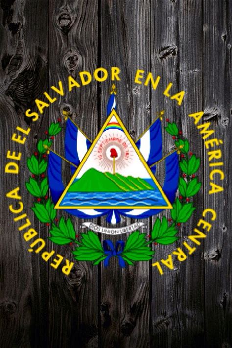 El Salvador Escudo El Salvador Bandera De El Salvador Simbolos Patrios