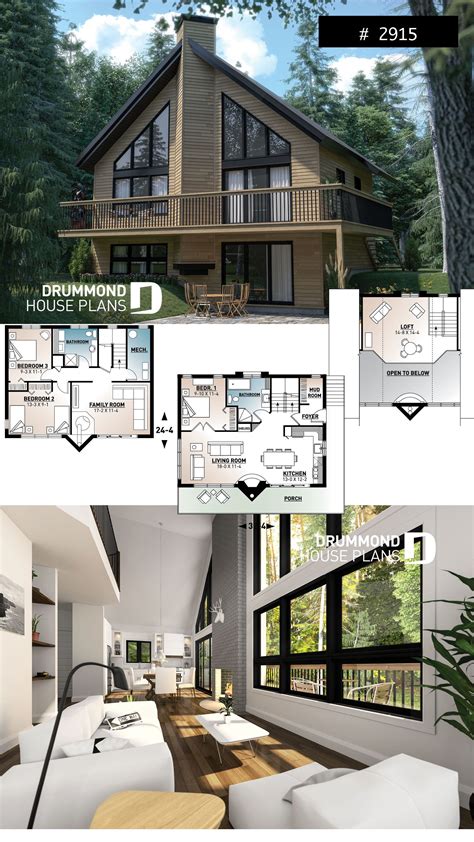 Discover The Plan 2915 Skybridge 3 Which Will Please You For Its 1 2
