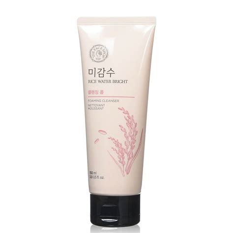 the face shop rice & ceramide moisturizing cream description a cream that contains extracts from. The Face Shop Rice Water Bright Foaming Cleanser 150ml ...