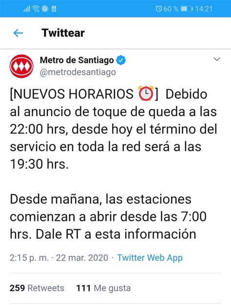 Un festejo empañado por la pandemia de covid, que ha dejado miles de. Metro de Santiago adelantó su horario de cierre y apertura ...