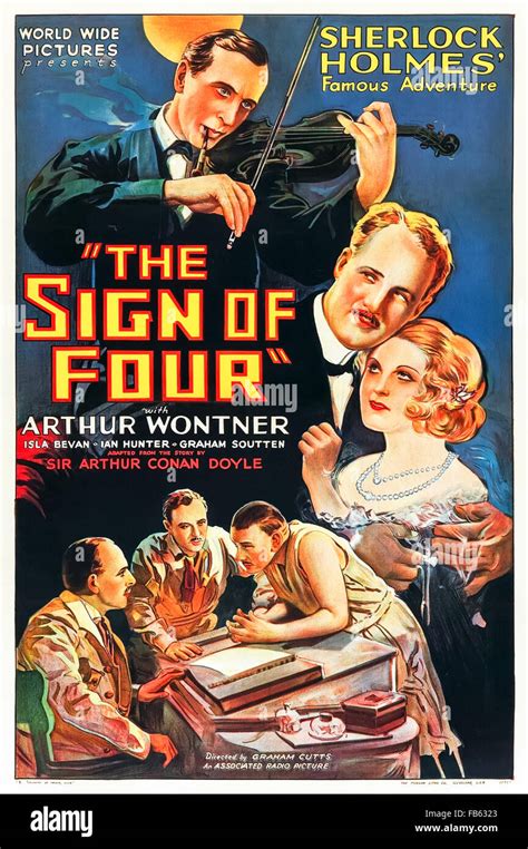 Poster For The Sign Of Four Sherlock Holmes Greatest Case 1932