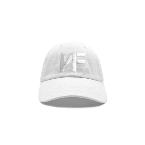 White Nf Logo Dad Hat Dad Hats Hats White Dad Hat