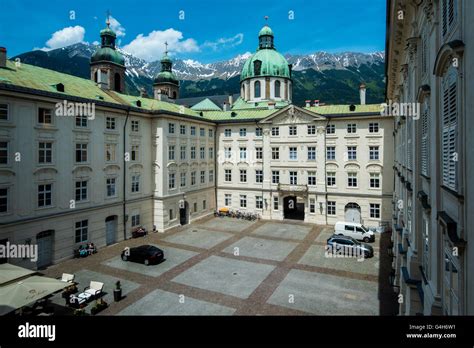 Hofburg Palace Innsbruck Tyrol Austria Stock Photo Alamy
