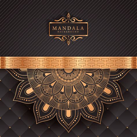 Fundo De Mandala De Luxo Com Estilo Islâmico árabe De Arabescos