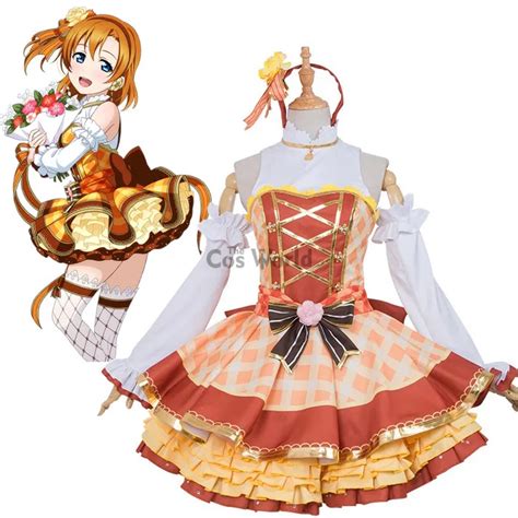 Love Live School Idol Project Kousaka Honoka Flower Bouquet Dress