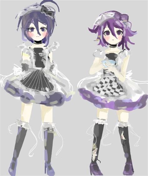 Shuichi And Kokichi As Maids 😳😳 Anime Maid Art