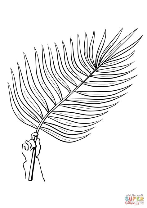 This quick illustration tutorial will show you how to paint my basic tropical palm leaves with only three colours cute, fun and easy, these are great for decorating bullet journals and sketchbook pages. Free Palm Branch Coloring Page, Download Free Clip Art ...