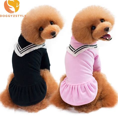 Buy Spring Summer Pet Dress Knitted Small Dogs Skirt V