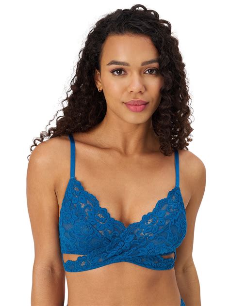 Adored By Adore Me Womens Blythe Lace Unlined Bralette With Adjustable
