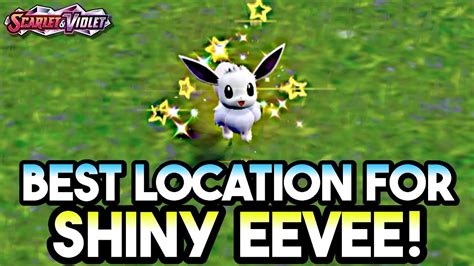 BEST Place For Shiny Eevee Hunting Pokemon Scarlet And Violet YouTube