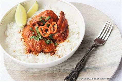 Spicy Tandoori Chicken Curry Its Fiery Its Red Its Deliciously