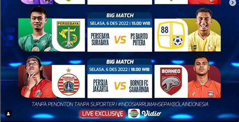 Jadwal Acara Tv Indosiar Hari Ini Selasa 6 Desember 2022 Jam Tayang Bri Liga 1 Dan Piala Dunia