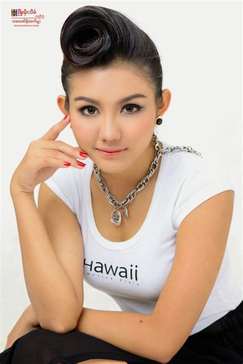 May Myint Mo Cute Myanmar Girl Myanmar Model Girl