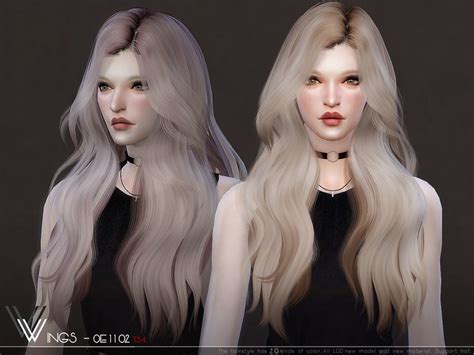 Sims 4 Hairs The Sims Resource Wings Oe1102 Hair
