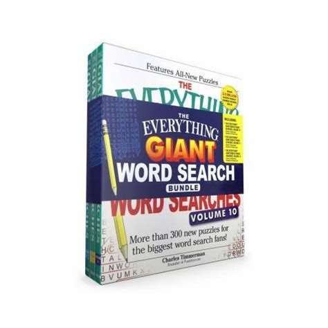 Everything Ser The Everything Giant Word Search Bundle The