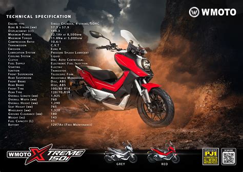Wmoto Xtreme 150i Urban Style Adventure Scooter Launched Rm958800 I