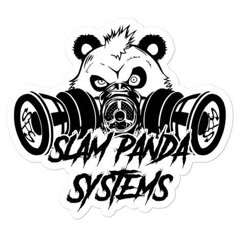 Slam Panda Systems Angry Panda Die Cut Decals Caraudioswag