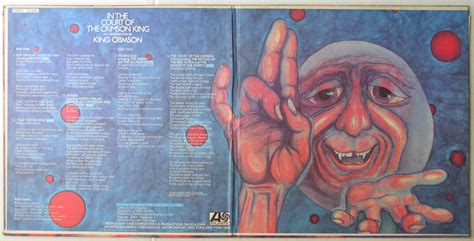 King Crimson In The Court Of The Crimson King Lp 1969 Atlantic Sd
