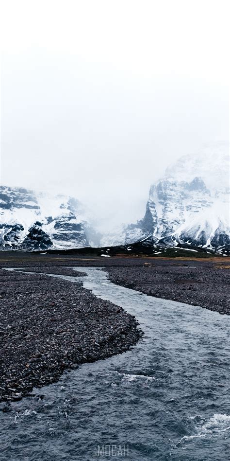 279569 Mountain Range Glacier Mountain Water Winter Asus Zenfone