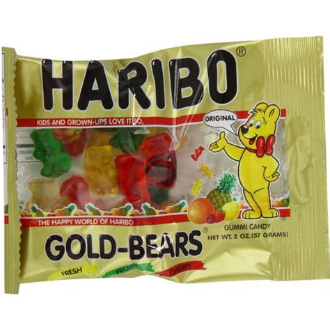 Haribo Gold Bears Gummy Candy 2 Oz