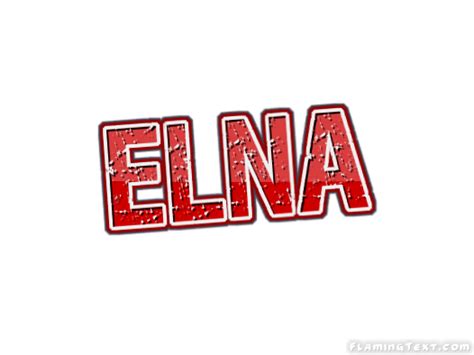Elna Logo Herramienta De Diseño De Nombres Gratis De Flaming Text