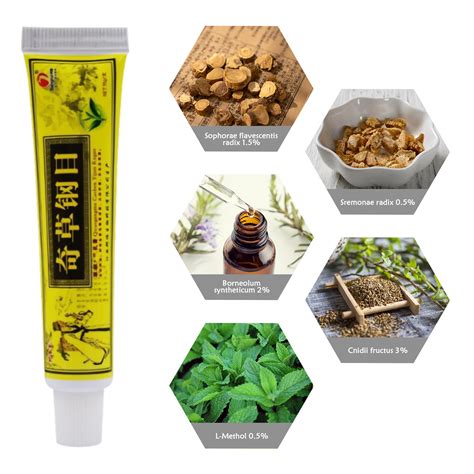 Buy 5pcs Natural Chinese Herbal Eczema Creampsoriasis Creams