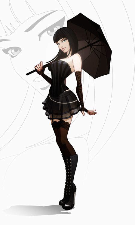 Gothic Girl By ~javieralcalde Cartoons Anime Manga Drawing Pinterest Girls Gothic And By
