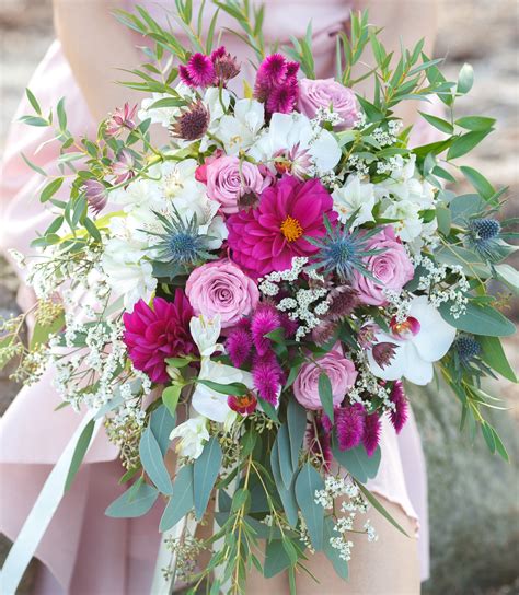 Magenta Pink Wedding Bouquet Simply Stunning Season Summer For More