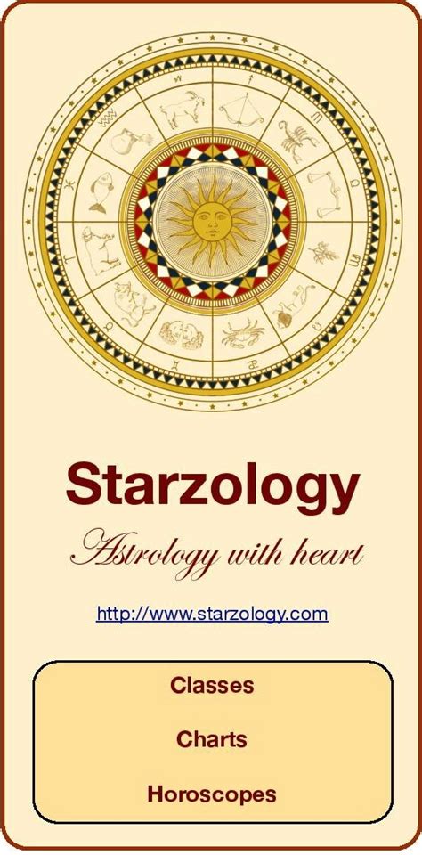 Starzology Astrology With Heart Astrology Improve Yourself Horoscope