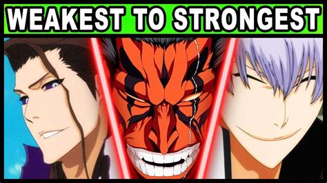 All 24 Bleach Captains Ranked From Weakest To Strongest Every Gotei