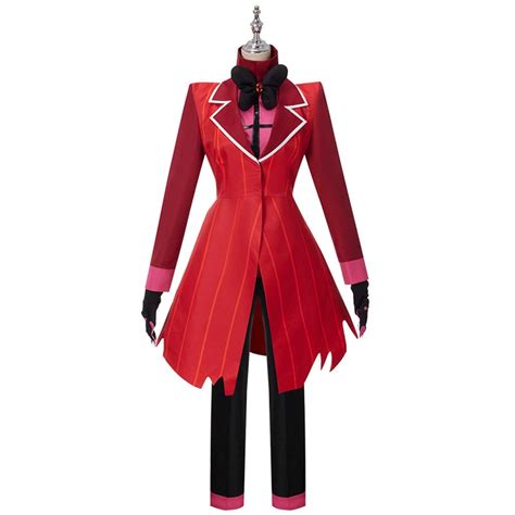 Mua Helltaker Anime Hazbin Hotel Alastor Cosplay Costume Red Uniform