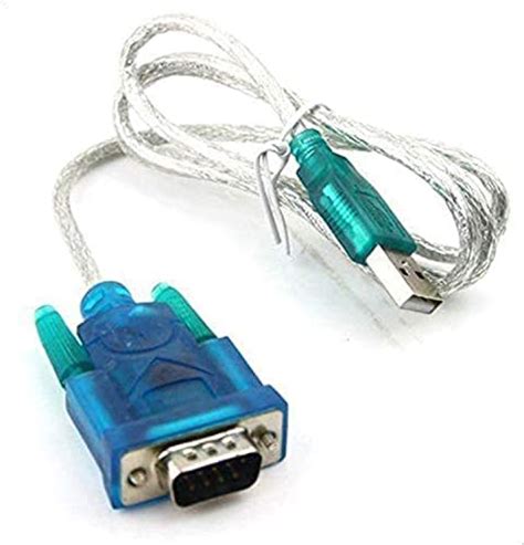Usb To Rs232 Serial 9pin Rs 232 Db9 Com Port Convertor Cable Adapter 4
