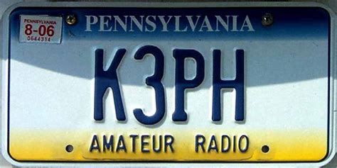 Pennsylvania License Plate Image