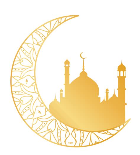 Ramadan Kareem With Beautiful Mosque Transparent Background Download